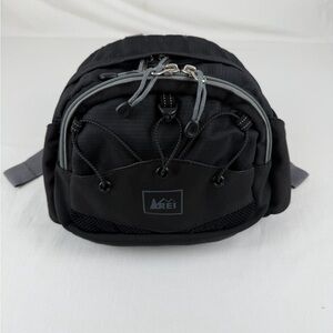 REI Full‎ Lode Hiking Travel Fanny Pack Shoulder Sling Waistpack Black